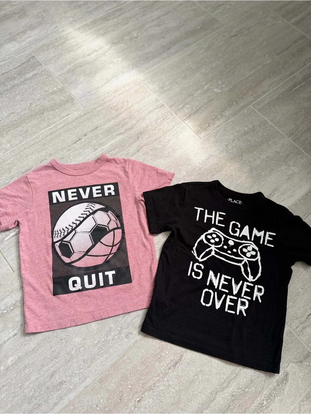 Toddler  Boys 4T Graphic T Shirt Lot Of 4 Gaming Sports Lion The Childrens Place